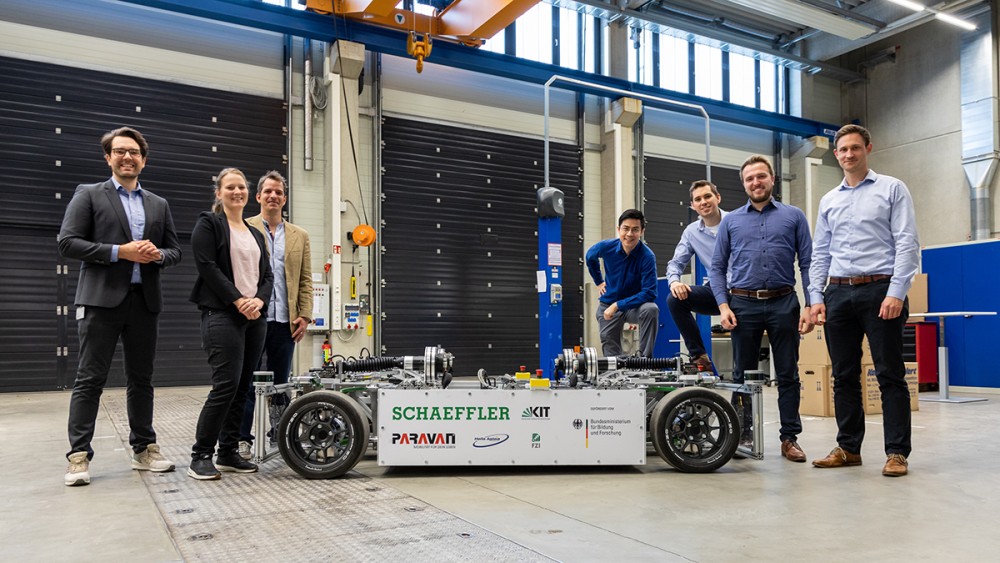 Schaeffler researches innovative steering systems for electric mobility